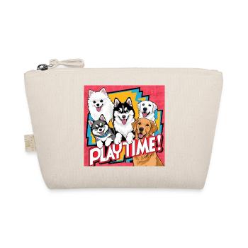 Playtime - Golden Retriever , Husky , Pomeranian - Organic Pouch - nature - Front