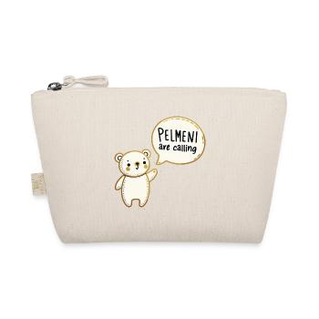 Pelmeni Call Sweet Bear Gold Gift - Organic Pouch - nature - Front