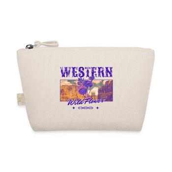 Western Wildflower – Retro Country Aesthetic - Organic Pouch - nature - Front