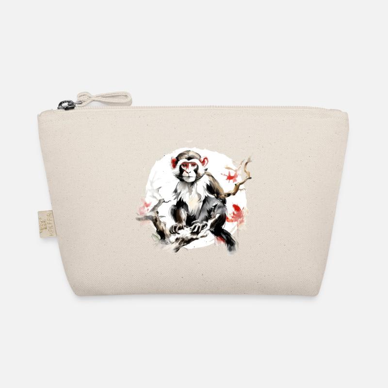 Chinesisches Sternzeichen Affe Bio-Täschchen