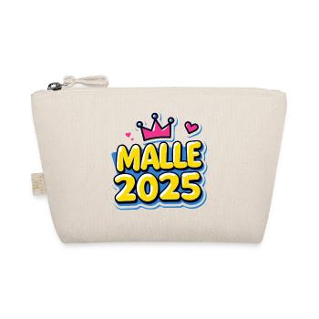 Malle 2025 Mallorca-Fans Sprüche - Bio-Täschchen - Natur - Vorne