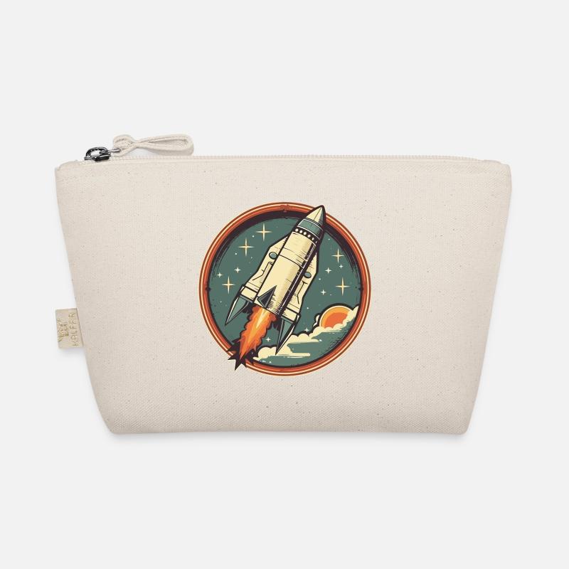 Retro Rocket - Weltraum Rakete Bio-Täschchen