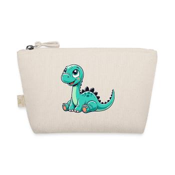 Apatosaurus Baby Cute Dinobaby Dino Gift - Organic Pouch - nature - Front
