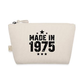 Made in 1975 - 50th Birthday - Bio-Täschchen - Natur - Vorne
