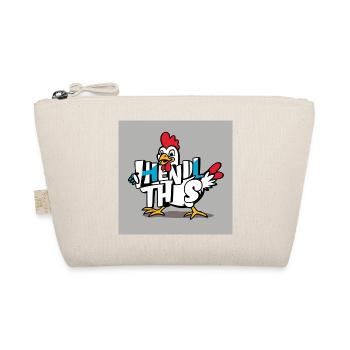 Drôle de poulet « Hendl this » - Trousse biologique - nature - Devant