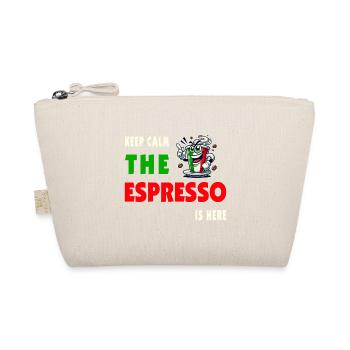 Espresso Italien / Kaffee Design - Bio-Täschchen - Natur - Vorne