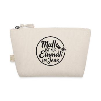 Malle ist nur einmal im Jahr – Mallorca Fans - Bio-Täschchen - Natur - Vorne