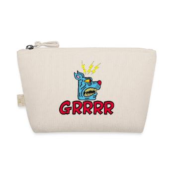 Angry Blue Dog - Organic Pouch - nature - Front