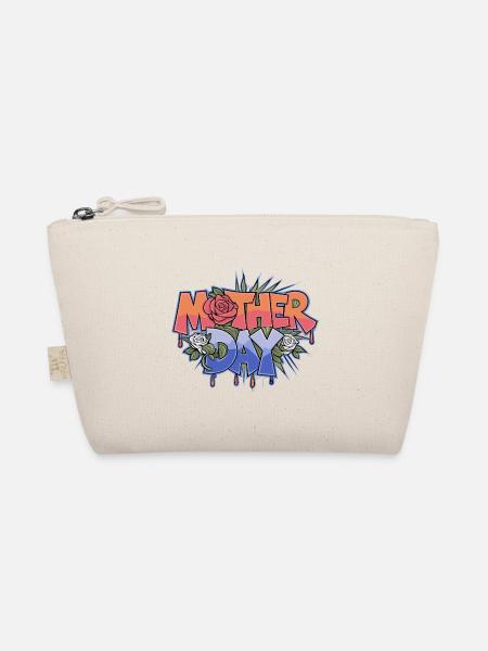 Graffiti Mother Day - Organic Pouch - nature - Front