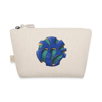 Motif abstrait de la feuille d’orbe bleue - Trousse biologique - nature - Devant