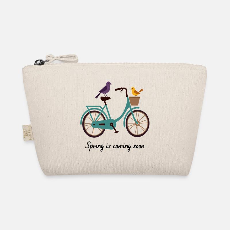 Le printemps arrive, vélo avec des oiseaux Trousse biologique