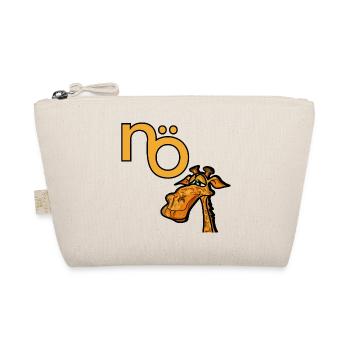 ABSAGE NEIN NÖ GIRAFFE - Bio-Täschchen - Natur - Vorne