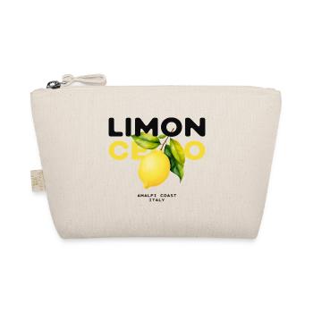 Limoncello Lemons Amalfi Italy Summer - Organic Pouch - nature - Front