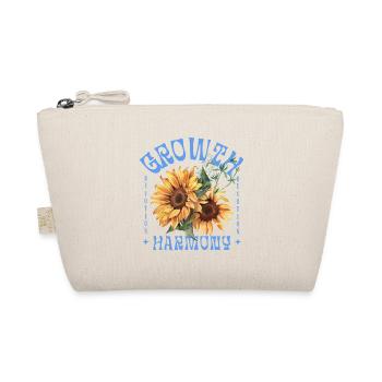 Growth Harmony Sunflower Art - Organic Pouch - nature - Front