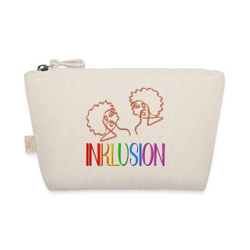 INKLUSION LINIENZEICHNUNG FRAUEN - Bio-Täschchen - Natur - Vorne