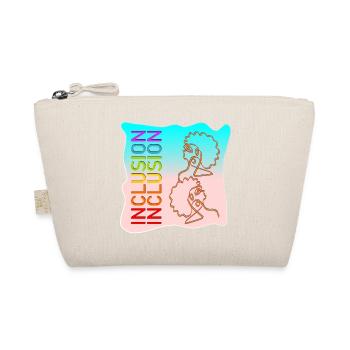 INCLUSION DIVERSITY LINE ART - Organic Pouch - nature - Front