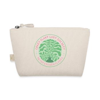 Crazy Plant Lady Society Emblem - Bio-Täschchen - Natur - Vorne