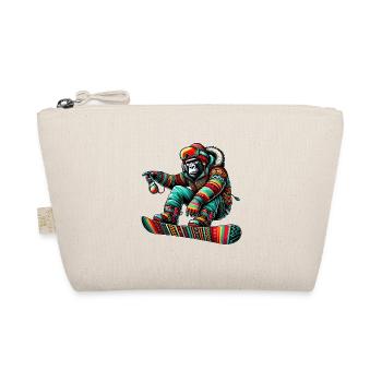 Gorilla Snowboard – King of the Mountain - Organic Pouch - nature - Front
