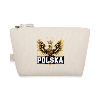 Pologne Polska aigle or drapeau épique cadeau - Trousse biologique - nature - Devant