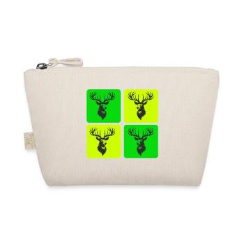 Majestic Stag – Symbol of the Wild - Organic Pouch - nature - Front