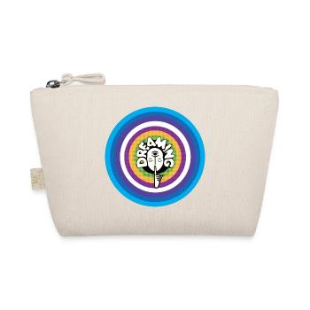 dreaming dreamer rings colorful retro sleepwalking - Organic Pouch - nature - Front