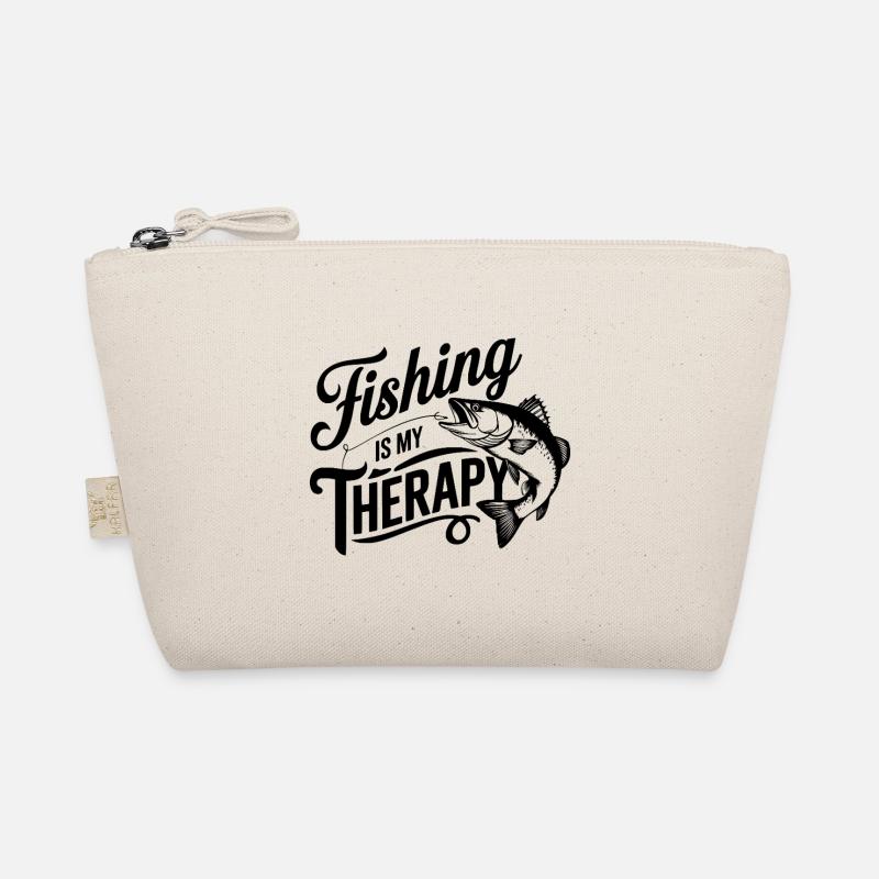 Fishing is My Therapy Organic Pouch