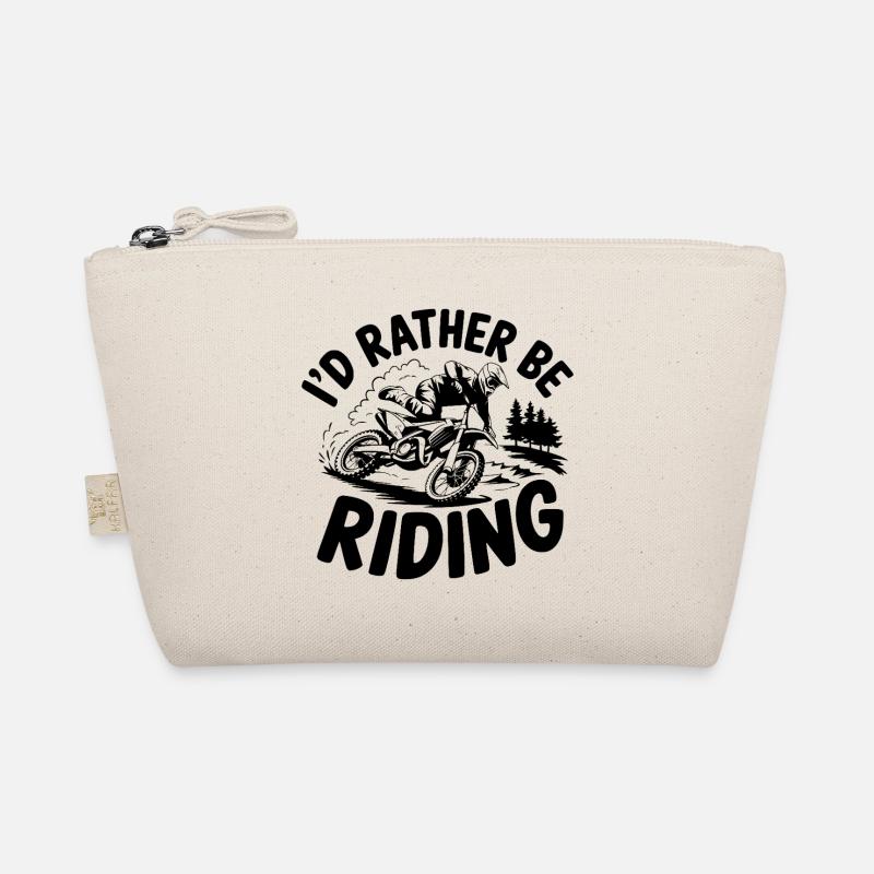 I D RATHER BE RIDING Bio-Täschchen