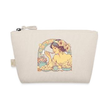 Pelmeni Beautiful Woman Art Nouveau Grace Gift - Organic Pouch - nature - Front