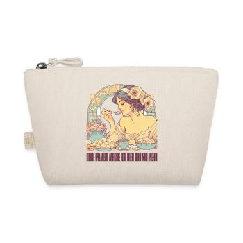 Ohne Pelmeni nix schöne Frau Art Nouveau Geschenk - Bio-Täschchen - Natur - Vorne