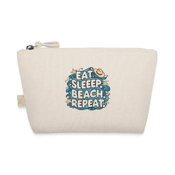 Eat Sleep Beach Repeat - Organic Pouch - nature - Front