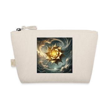 Cosmic Golden Blossom  - Organic Pouch - nature - Front