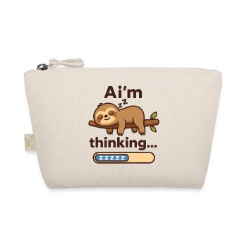 Ai m thinking - AI Sloth - Organic Pouch - nature - Front