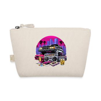 Kompaktkassette Ghettoblaster 90er Retro Geschenk - Bio-Täschchen - Natur - Vorne