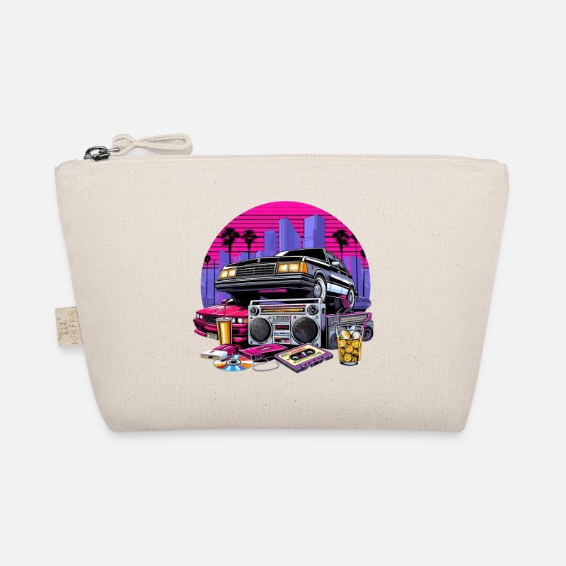 Kompaktkassette Ghettoblaster 90er Retro Geschenk Bio-Täschchen
