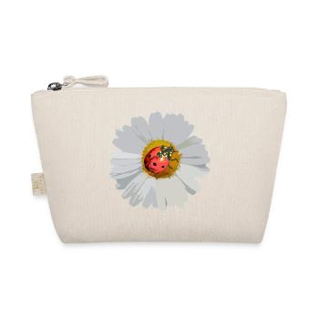 Marguerites avec motif coccinelle - Trousse biologique - nature - Devant