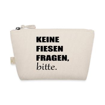 FIESE FRAGEN PRÜFUNG - TEST ABSCHLUSSFRAGEN - Bio-Täschchen - Natur - Vorne
