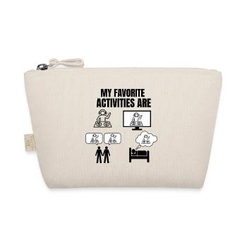 MY FAVORITE ACTIVITIES ARE pour fond clair - Trousse biologique - nature - Devant
