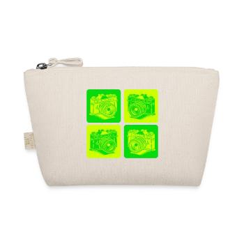 Kamera – Pop Art Fotografie Kamera - Bio-Täschchen - Natur - Vorne