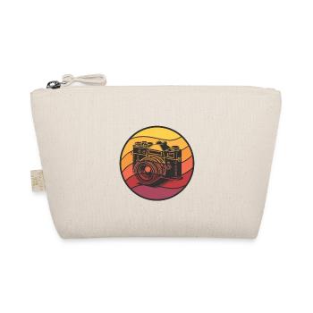 Appareil photo vintage style coucher de soleil - Trousse biologique - nature - Devant
