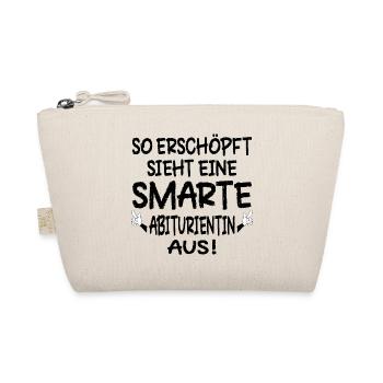 ABITURIENTIN ERSCHÖPFUNG ABITUR ABI - Bio-Täschchen - Natur - Vorne