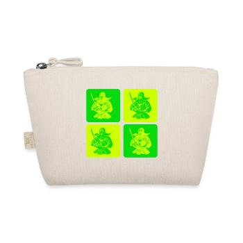 Pop Art Kendo Samurai - Organic Pouch - nature - Front