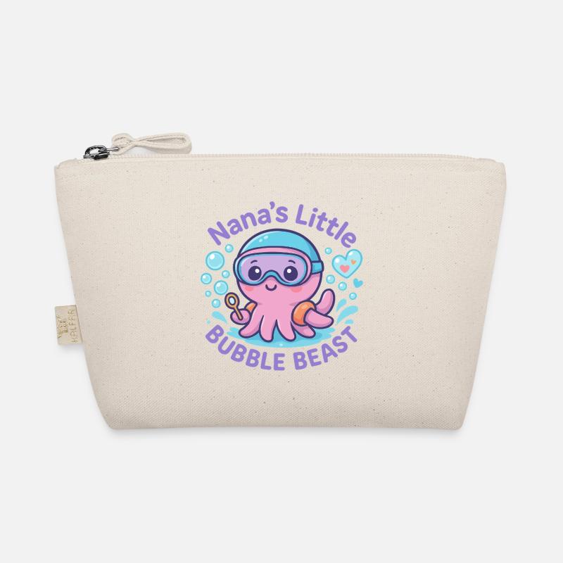 Nana’s Little Bubble Beast Cute Octopus Organic Pouch