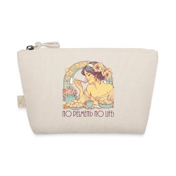 No Pelmeni No Life Woman Art Nouveau Gift - Organic Pouch - nature - Front