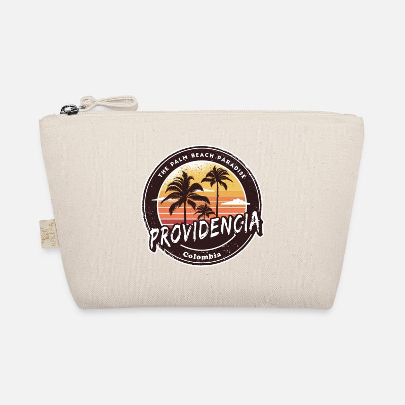 Providencia Palm Trees Beach Design Organic Pouch