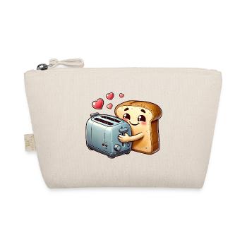 Toastbrot liebt Toaster - Bio-Täschchen - Natur - Vorne