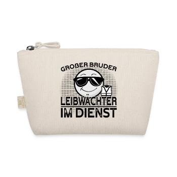 Großer Bruder Leibwächter im Dienst - Bio-Täschchen - Natur - Vorne