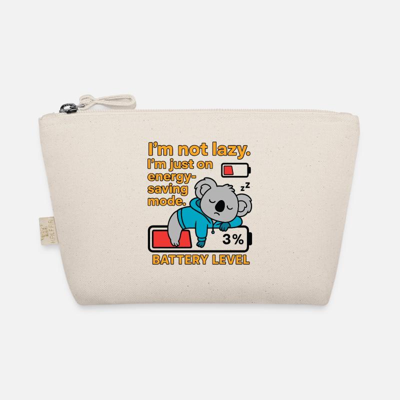 Koala in energy-saving mode Organic Pouch