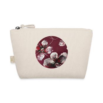 Floral design on accessories - Organic Pouch - nature - Front