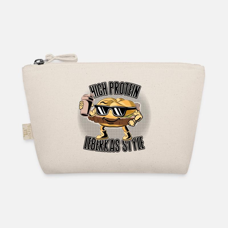 High Protein – Leberkas Style Gym Humor Bio-Täschchen