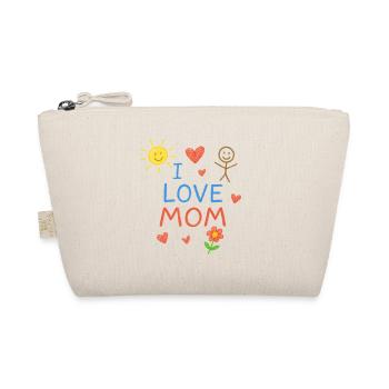 Je t’aime maman,Fête des mères,Noël,Humour - Trousse biologique - nature - Devant